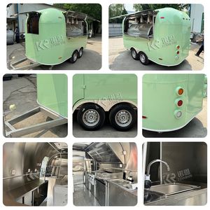 Camión de Comida 2025, Carrito de Hot Dogs, Remolque de Comida Móvil Comercial, Máquina de Café Espresso, Sushi, Hot Dogs - Product Image 2