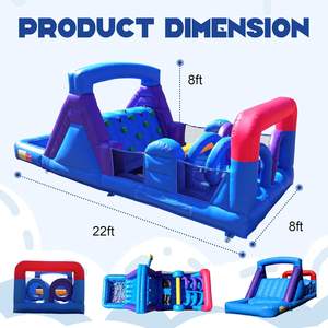 Castillo Inflable Comercial para Exteriores, Brincolín, Juegos Inflables Combinados para Niños, 5x4m, Capacidad de 500kg, 5-8 Personas - Product Image 2