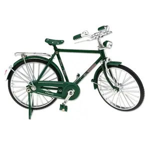 합금 다이 캐스트 복고풍 자전거 장난감 1/10 스케일 금속 자전거 장난감 프로모션 선물