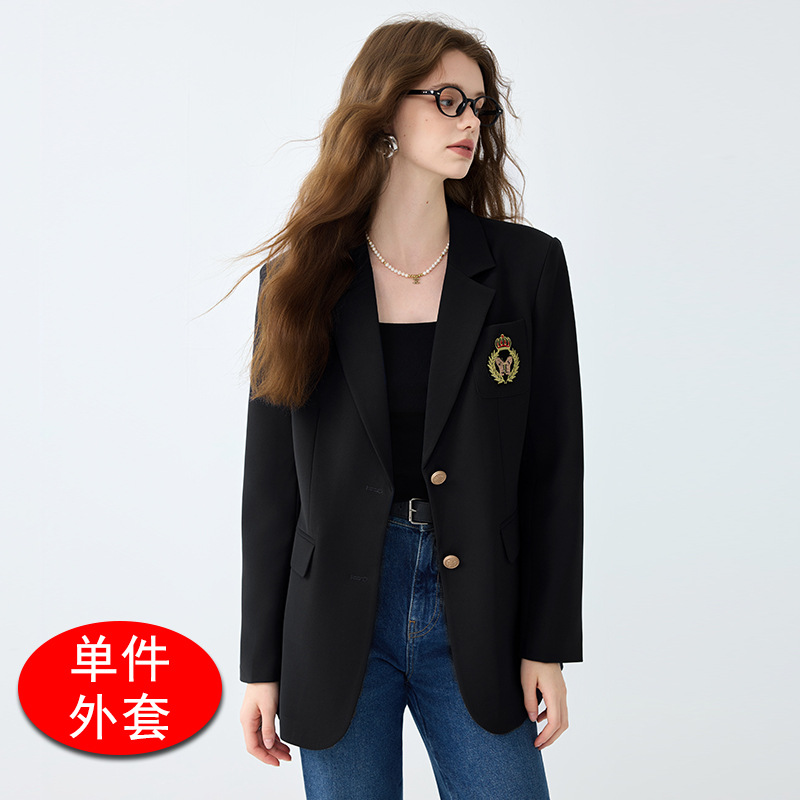 black suit
