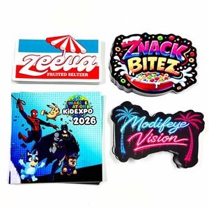 Pegatinas de Vinilo PVC Personalizadas al por Mayor, con Diseño de Dibujos Animados, Resistentes al Agua y a Desgarros, Hechas en Fábrica, para Recompensas Infantiles - Product Image 1