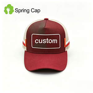 Casquette <span class=keywords><strong>de</strong></span> baseball sportive 5 panneaux personnalisée avec broderie 3D, casquette <span class=keywords><strong>de</strong></span> camionneur en maille pour l'extérieur - Product Image 2