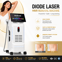 Laser Diode Platinum Professionnel 755nm 808nm 1064nm Grande Puissance 4000w Laser Glacé Épilation Permanente Prix