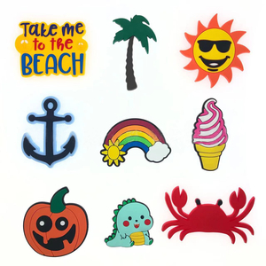 Groot Formaat Pvc Strandtas Bedeltjes Accessoires Hawaii Bloem Strandaccessoires Tas Accessoires - Product Image 2