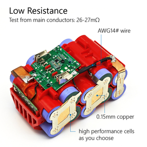 Batterie Li-ion professionnelle TPCELL 4/5AH 8/10AH 18V de remplacement pour <span class=keywords><strong>Procore</strong></span>, compatible avec BAT609 BAT618 avec BMS - Product Image 2