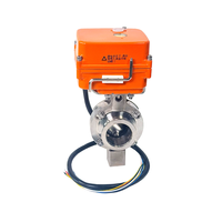 Vanne à aiguille à commande électrique, en acier inoxydable à brides, modulation 4-20 mA, AC220V DC24V, vanne à aiguille haute pression