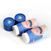 Tube en papier kraft torsadé personnalisé écologique 30g pour lotion solaire, baume à lèvres, déodorant – Contenant vide recyclable