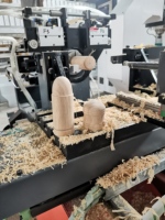 TJ-80 petit tour à bois CNC à alimentation automatique, mini perles de bois de tour à vendre