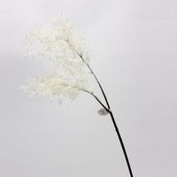Bunga Palsu Gaya Alami Misty Pine Smoky Tree Rime Frost Grass untuk Dekorasi Pernikahan dan Penataan Lanskap