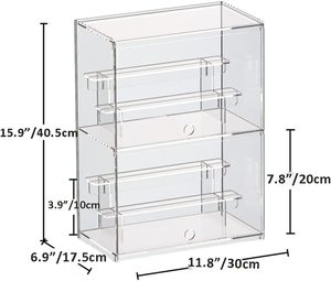 Vitrina acrílica para coleccionistas, con puerta y estante, para montar, encimera, Acrílico - Product Image 5
