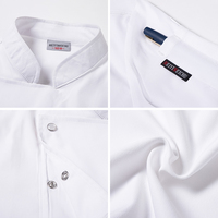 Manteau pour hommes Offre Spéciale chemise de Restaurant chinois CottonCoffee Shop serveur vêtements de travail uniforme de Chef Premium pour les employés