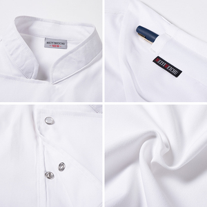 Vendita calda cappotto <span class=keywords><strong>da</strong></span> <span class=keywords><strong>uomo</strong></span> camicia ristorante cinese CottonCoffee Shop lavoro abbigliamento <span class=keywords><strong>da</strong></span> <span class=keywords><strong>Chef</strong></span> Premium uniforme per i dipendenti - Product Image 2