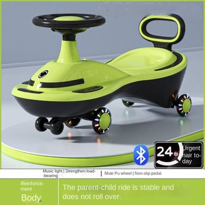 Auto Elettrica per Bambini a Quattro Ruote in Plastica con Design Anti-Ribaltamento e Ruote Girevoli a 360° per Età 1-12 |   Monopattino per l'allenamento dell'equilibrio - Product Image 4