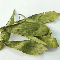 Thé santé Tianyeju, feuilles de stévia séchées pures de couleur verte avec un goût sucré