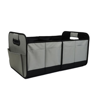 Organisateur de coffre de voiture pliable en matériau Oxford de grande capacité de stockage Oxford noir OEM - Product Image 2