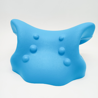 Appareil de traction cervicale portable, étireur de cou et d'épaules, correcteur de posture, coussin de massage de la colonne vertébrale pour soulager la douleur