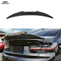 Aileron de coffre en carbone sec de style PSM de haute qualité, structure stable, pour BMW Série 3 G20 320 330i, modification automobile
