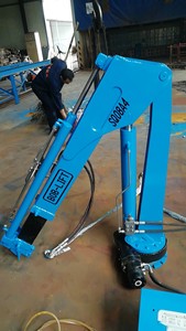 Grúa Hidráulica Manual para Camioneta, Uso Urbano, Máquina Elevadora Montada en Camión, Bomba Hidráulica de 0.8 Toneladas, Alta Eficiencia - Product Image 2