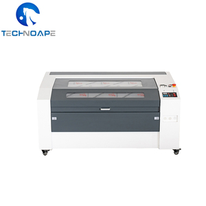 เครื่องแกะสลักเลเซอร์ CO2 รุ่น 1060 พร้อมรางนำทางสำหรับไม้ แก้ว ไม้อัด - ระบบระบายความร้อนด้วยน้ำแบบใหม่ รองรับ AI ด้วยการออกแบบระบายความร้อนด้วยน้ำ - Product Image 3
