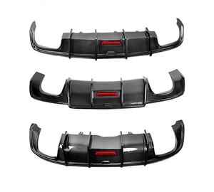Diffusore per Paraurti Posteriore in Vera Fibra di Carbonio di Fabbrica per Audi A3 A4 A5 A6 A7 A8 S3 S4 S5 S6 S7 <span class=keywords><strong>Q3</strong></span> Q5 Q7 2008-2024 - Product Image 1