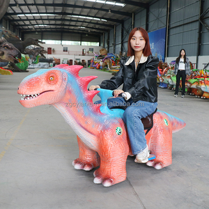 Coche eléctrico Dinosaurio Dinosaur Animatronic Riding para grandes centros comerciales Dinosaur Motif Park - Product Image 1