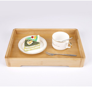 Bamboo <b>Tea</b> <b>Tray</b> Rectangular Natural Wood Serving <b>Tray</b> For <b>Tea</b> Set Kung Fu <b>Tea</b> - Product Image 2
