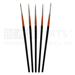 High-End Mixed Sable Hair Detail Paint Brushes Nail Art Miniature Watercolor Detailing Brushes Artist Paint Brush