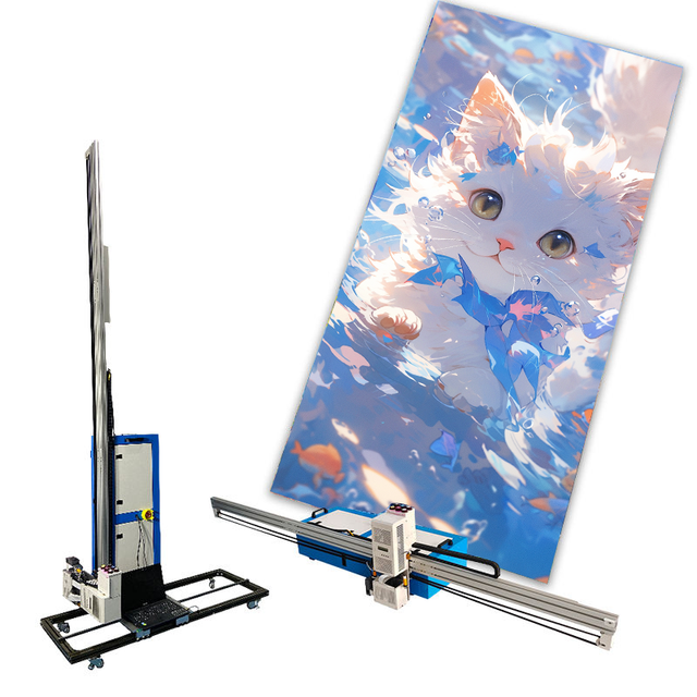 UV Inkjet Wall Floor Printer for Advertising Print on Wood Glass Tile Custom 5D Visual Effect