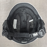 Casque de ski et de patinage respirant et réglable pour adulte, certifié CE EN1077, avec visière d'hiver