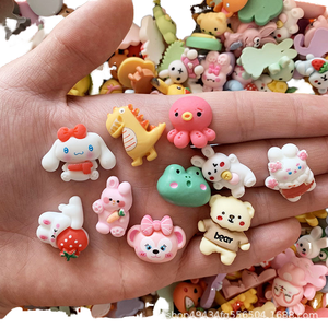 Tự làm vật liệu nhựa phim hoạt hình trang trí phụ kiện kẹp tóc cốc nước Stickers kem keo nhựa phụ kiện - Product Image 1