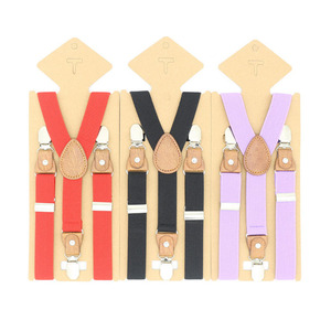 Bretelles pour enfants, bébés garçons et filles, bretelles réglables, ceinture 100% polyester - Product Image 1