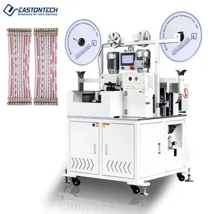 EW-21A Wire layout automatic terminal crimping machine Cable cutting and stripping machine ribbon cable crimping machine