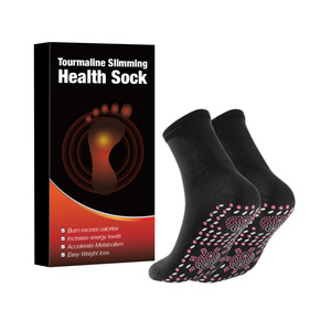 Vente en gros de <span class=keywords><strong>chaussettes</strong></span> antibactériennes <span class=keywords><strong>auto</strong></span>-<span class=keywords><strong>chauffantes</strong></span> pour thérapie magnétique pour hommes et femmes, en <span class=keywords><strong>tourmaline</strong></span>, amincissant, équipage décontracté, en nylon solide et régulier - Product Image 5