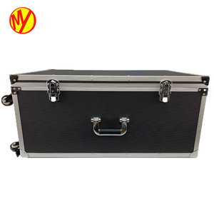 Hộp Trưng Bày Thiết Bị Bằng Nhôm Chuyên Nghiệp Hộp Đựng Khối Lượng Lớn Có Bánh Xe Màu Đen ODM OEM Tùy Chỉnh - Product Image 2