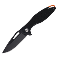 Cuchillo Plegable de Alta Calidad con Hoja de Acero 5cr13 y Mango G10, Cuchillo de Bolsillo para Supervivencia al Aire Libre, con Clip de Bolsillo G10 para Camping, Bricolaje, Grado OEM