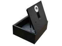 Coffre-fort électronique intelligent Orbita de haute qualité en métal et acier, petit format, avec code à deux touches, pour ordinateur portable, pour hôtel