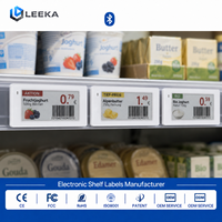 Étiquettes de rayon électroniques LEEKA certifiées fabricant ESL, BLE Eink 2.4G, étiquettes électroniques, étiquettes de rayon E Ink, étiquettes de prix numériques