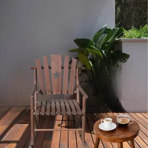 כסאות נדנדה טקסס ריהוט חוץ ריהוט פטיו כסאות נדנדה מודרניים עץ באיכות גבוהה יצרן וייטנאם