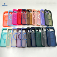 Coque arrière de luxe translucide en PC et TPU, résistante aux chocs, compatible avec Google Pixel 9 10 11 Pro XL, vente en gros, étui magnétique pour téléphone
