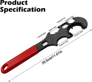 Clé dynamométrique à cliquet multifonction en acier au carbone OEM DIY avec poignée antidérapante, haute dureté et conception ergonomique pour un travail facilité - Product Image 2