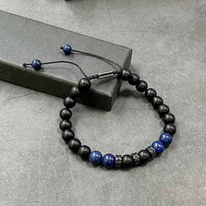 Bracelet en pierre naturelle avec perles de verre colorées, design exclusif et tendance, le plus populaire, support de lot mixte - Product Image 5