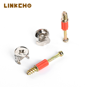 LINKCHO tres en uno para conector de muebles <span class=keywords><strong>Minifix</strong></span>, <span class=keywords><strong>perno</strong></span> de conexión Invisible De Leva excéntrica para accesorios de muebles de taller - Product Image 5