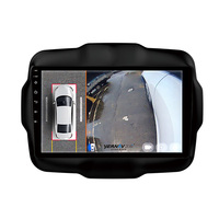 Sistema de Cámara de Visión Envolvente de 360 Grados, Pantalla Táctil, Mirror Link, Visión Nocturna 3D, Vista Panorámica, Navegador GPS para Automóviles Android
