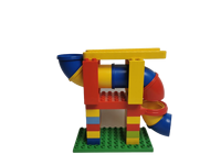 Grand Train en plastique blocs de construction Puzzle jouets pour l'éducation de la petite enfance 1-2 paires par ensemble boîte d'emballage