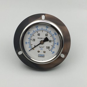 Manomètre Skciv Yn-60Zt 60 mm -0,1-60 Mpa, connexion filetée, anti-vibration, type hydraulique à vide - Product Image 4