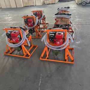 EB-60ポータブル60m折りたたみ式リグ新ガソリン電気井戸掘削ギアポンプモーターギアボックスコア農場用中古土壌 - Product Image 2