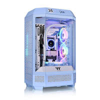 Boîtier de PC Thermaltake Tower 300 compatible MATX avec support de refroidissement par eau de 420 mm, neuf