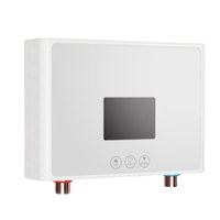 Chauffe-eau électrique mural instantané antique pour cuisine, 1 pièce, en acier inoxydable CE, bouton tactile, pièces de rechange gratuites, IPX4