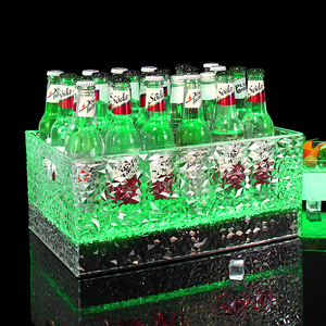 Seau à glace lumineux à LED pour fête Seaux à glace en plastique pour bière, bacs à boissons Seau à bière Porte-<span class=keywords><strong>bouteille</strong></span> <span class=keywords><strong>de</strong></span> <span class=keywords><strong>vin</strong></span> - Product Image 6