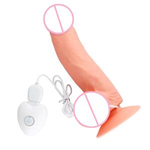 6 Zoll Vibrator Dildo Silikon <span class=keywords><strong>Penis</strong></span> Dong mit Saugnapf für Frauen Masturbation Lesbain Anal Sexspielzeug - Product Image 5
